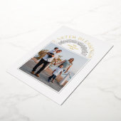 フォイルイースター恵みリースアーチフォトカード 箔シーズンカード (回転した状態)