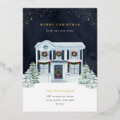 フォイルウィンターナイトホリデームービングアナウンス 箔シーズンカード (正面)