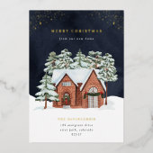 フォイルウィンターナイトホリデームービングアナウンス 箔シーズンカード (正面)