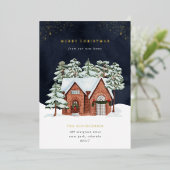 フォイルウィンターナイトホリデームービングアナウンス 箔シーズンカード (立ち正面)