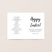 フォイルエレガントイースターラビットチャーチブランチカスタム 箔カード (内部)