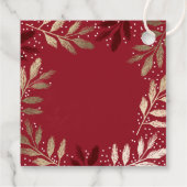 フォイルエレガントブランズメリークリスマスホリデー フェイバータグ (裏面)