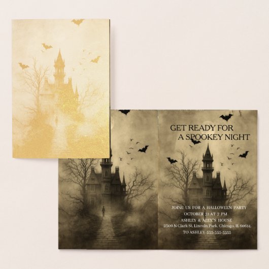 フォイルカードビアのみ – Halloween Card» 箔カード (ディスプレー)