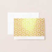 フォイルカード/結婚式招待状カード 箔カード (裏面封筒付き)