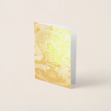 フォイルカード、美しいBOHOイメージ