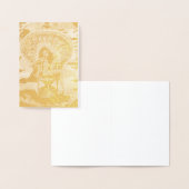 フォイルカード、美しいBOHOイメージ 箔カード (ディスプレー)