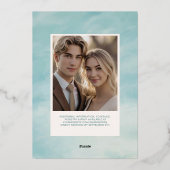 フォイルクラウド&スカイボホセーレ結婚式招待状 箔招待状 (裏面)