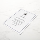 フォイルクラシック教会結婚式招待状 箔招待状 (回転した状態)