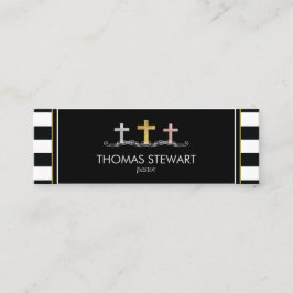 フォイルクロストリオ教ストライプの教 スキニー名刺