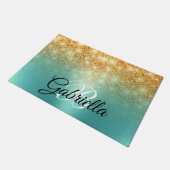 フォイルゴールデングリッター ドアマット (アングル)