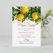 フォイルザレモンスクイーズブライダル 箔招待状 (立ち正面)