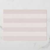 フォイルスクリプト |シンプルエレガントブライダルシャワー 箔招待状 (裏面)