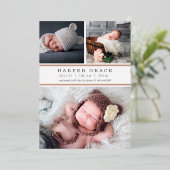 フォイルストライプ3 Photo Birth発表 箔招待状 (立ち正面)