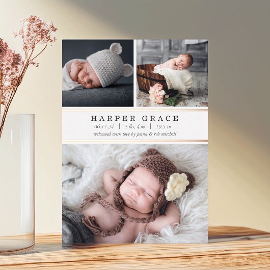 フォイルストライプ3 Photo Birth発表 箔招待状