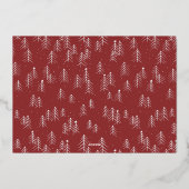 フォイルスナップショットクリスマスツーフォトホリデーカード 箔シーズンカード (裏面)