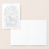 フォイルタイガーバックハーティおもしろい30th誕生日カード 箔カード (ディスプレー)