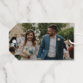 フォイルデコバンドヴィンテージホリデーフォトギフトラベル ギフトタグ (裏面 (横))