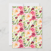 フォイルバルーンフローラ3rd誕生日招待状 招待状 (裏面)