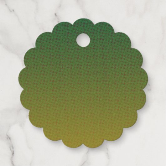 フォイルパーソナライズされたメッセージカードの作成 フェイバータグ (裏面)