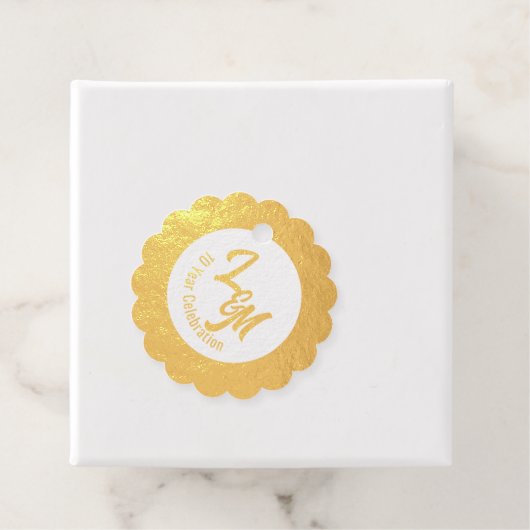 フォイルパーソナライズされたメッセージカードの作成 フェイバータグ (箱)