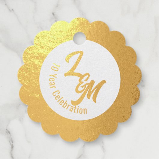 フォイルパーソナライズされたメッセージカードの作成 フェイバータグ (正面)