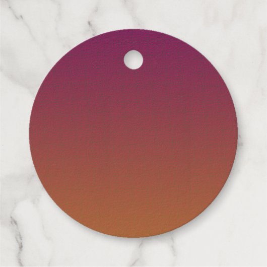 フォイルパーソナライズされたメッセージカード フェイバータグ (裏面)