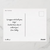 フォイルファンシーは、どのような大事な行事はがき 箔シーズンポストカード (裏面)