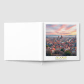 フォイルフィレンツェ水の色イタリア結婚のカップル ゲストブック (全面)