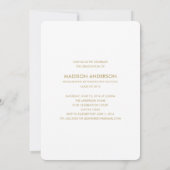 フォイルフェイクエディション4 | 卒業パーティー招待状 招待状 (裏面)