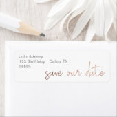 フォイルフェイク日付の保存 |住所 シール (インサイチュ)