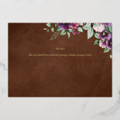 フォイルフォトクリスマスホリデーズニューイヤー2022 2023 箔招待状 (裏面)