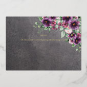 フォイルフォトクリスマスホリデーズニューイヤー2022 2023 箔招待状 (裏面)