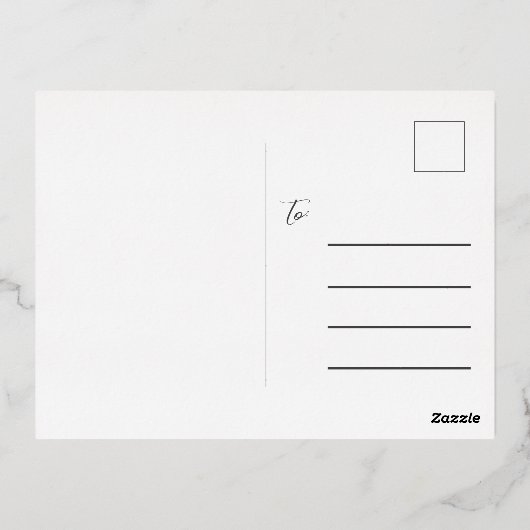 フォイルフローラ母の日 箔シーズンポストカード (裏面)