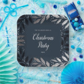 フォイルブランチクリスマスパーティー紙プレート ペーパープレート (パーティー)