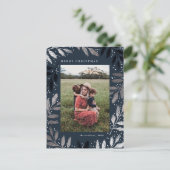 フォイルブランチメリークリスマスフォトフレーム シーズンポストカード (スタンド正面)