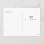 フォイルブランチメリークリスマスフォトフレーム シーズンポストカード (裏面)