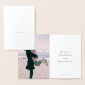 フォイルベリーオリーブメリークリスマスフォトテーマ 箔カード (ディスプレー)