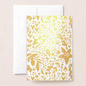 フォイルベリーオリーブメリークリスマスフォトテーマ 箔カード (裏面封筒付き)