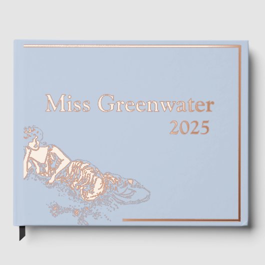 フォイルページェント写真&スクラップブックレトロクイーン ゲストブック (正面)