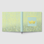 フォイルページャントクラウンフォトスクラップブックと文字 ゲストブック (全面)