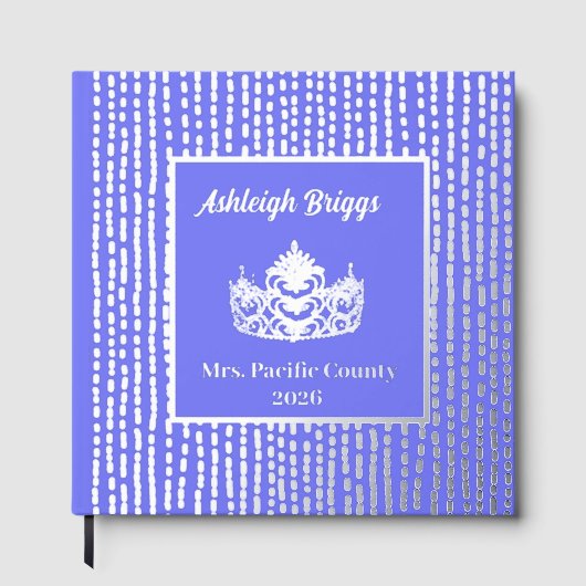 フォイルページャントクラウンフォトスクラップブック(フロント文字) ゲストブック (正面)