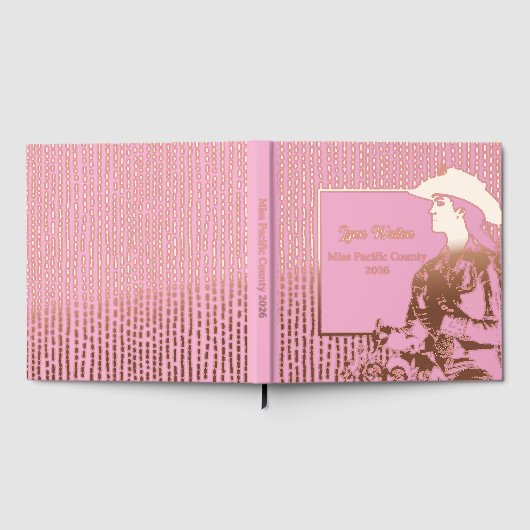 フォイルページャントクラウンフォトスクレープブック – CSTMタイトルフォイル ゲストブック (全面)