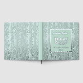 フォイルページャントスタークラウンフォトスクラップブックフロント文字 ゲストブック (全面)