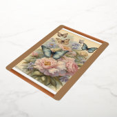 フォイルホリデーカードとフローラデザイン 箔シーズンカード (回転した状態)