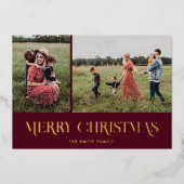 フォイルホリデーカード 箔シーズンカード (正面)