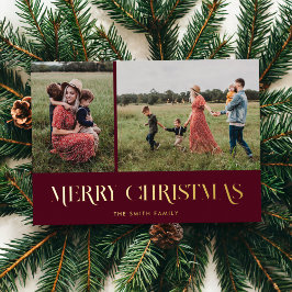 フォイルホリデーカード 箔シーズンカード