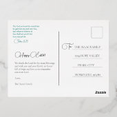 フォイルホリデーポストカード 箔シーズンポストカード (裏面)