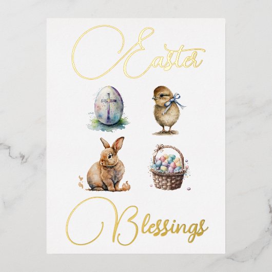 フォイルホリデーポストカード 箔シーズンポストカード (正面)