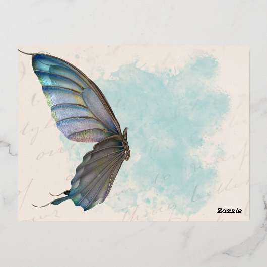 フォイルホリデーポストカード 箔シーズンポストカード (裏面)