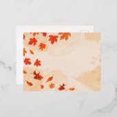 フォイルホリデーポストカード 箔シーズンポストカード (正面/裏面)